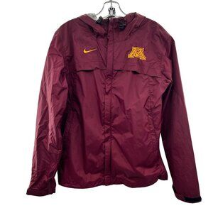 Nike Windbreaker Jacket Women's Size XS Minnesota Full Zip Long Sleeve Hooded